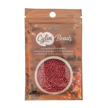 Load image into Gallery viewer, 11/0 Cylin Bead Opaque Red Matte
