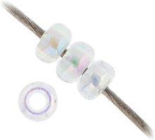 Load image into Gallery viewer, (Vial Miyuki Seed Bead 11/0) White AB Lined-Dyed
