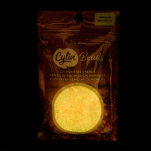 Load image into Gallery viewer, 11/0 Cylin Bead Glow in Dark AB - Orange
