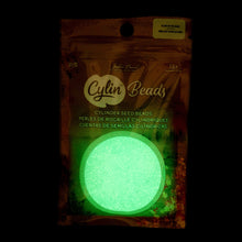 Load image into Gallery viewer, 11/0 Cylin Bead Glow in Dark - Green
