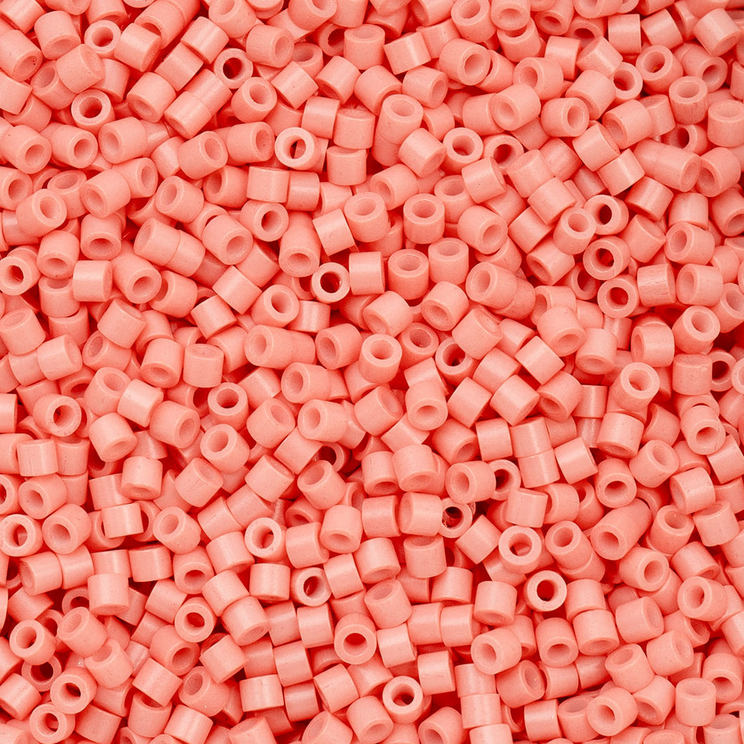 11/0 Cylin Bead Opaque Soft Coral Pink