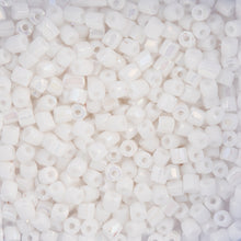 Load image into Gallery viewer, (Czech Seed Bead 9/0 3Cut Vial)Opaque White Rainbow
