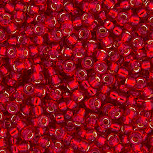 Load image into Gallery viewer, (Vial Miyuki Seed Bead 11/0) Ruby Silver Lined
