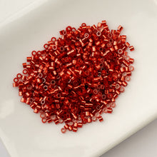 Load image into Gallery viewer, 11/0 Cylin Bead Ruby Red S/L
