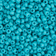 Load image into Gallery viewer, (Vial Miyuki Seed Bead 11/0)Turquoise Blue Opaque Matte Luster
