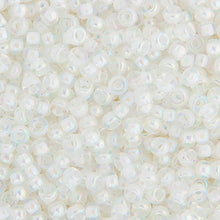 Load image into Gallery viewer, (Vial Miyuki Seed Bead 11/0) White AB Lined-Dyed
