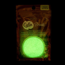 Load image into Gallery viewer, 11/0 Cylin Bead Glow in Dark AB - Light Green
