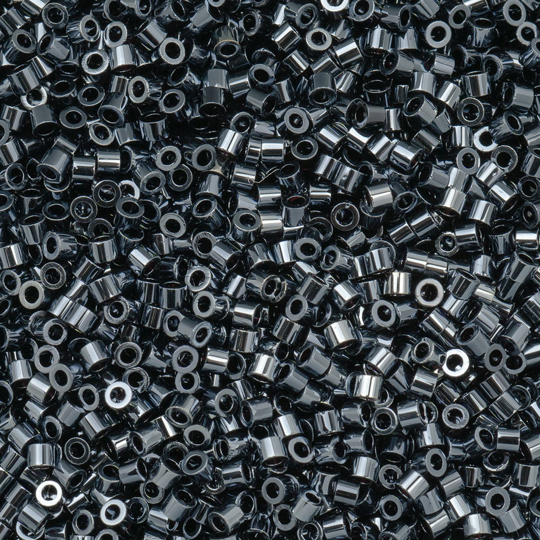 11/0 Cylin Bead Gunmetal