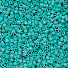 Load image into Gallery viewer, 11/0 Cylin Bead Opaque Turquoise Blue
