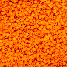 Load image into Gallery viewer, 11/0 Cylin Bead Matte- Opaque Mandarin Silk
