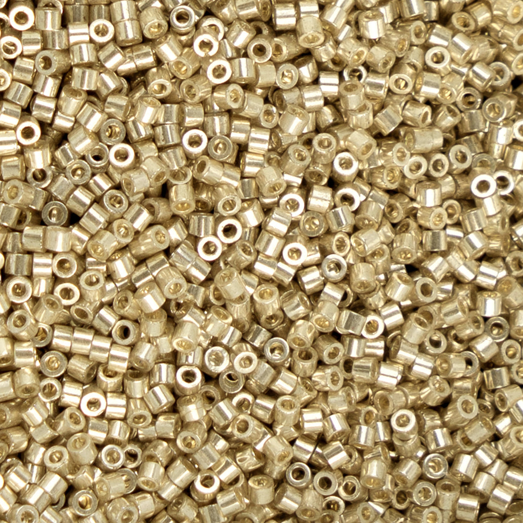 11/0 Cylin Bead Metaluxe Silver