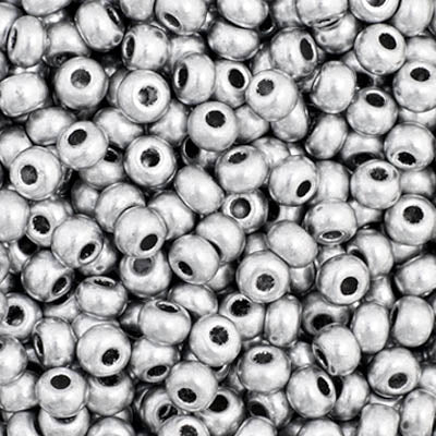 11/0 Seedbead Metallic Silver