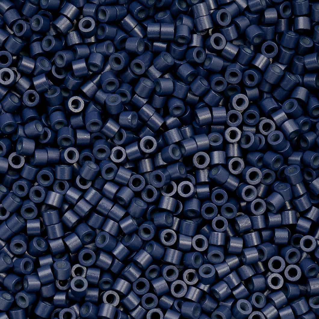 11/0 Cylin Bead Opaque Navy Blue