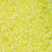 Load image into Gallery viewer, 11/0 Cylin Bead Limeade Yellow Neon Colour
