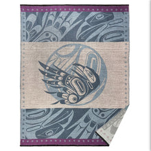 Load image into Gallery viewer, Woven Blanket - Raven Moon by Allan Weir
