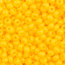 Load image into Gallery viewer, 11/0 Seedbead Opaque Golden Yellow
