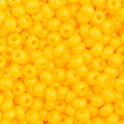 11/0 Seedbead Opaque Golden Yellow