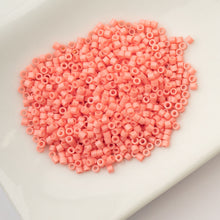 Load image into Gallery viewer, 11/0 Cylin Bead Opaque Soft Coral Pink
