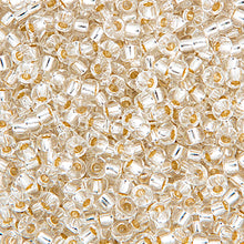 Load image into Gallery viewer, (Vial Miyuki Seed Bead 11/0) Crystal Silver Lined
