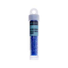 Load image into Gallery viewer, (Czech Seed Bead 9/0 3Cut Vial) Transparent Dark Blue Luster
