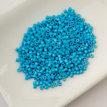 Load image into Gallery viewer, 11/0 Cylin Bead Dark Turquoise Blue
