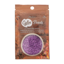 Load image into Gallery viewer, 11/0 Cylin Bead Opaque Violet
