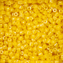 Load image into Gallery viewer, (Czech Seed Bead 9/0 3Cut Vial)Opaque Yellow Luster

