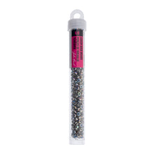 Load image into Gallery viewer, (Vial Czech Size 6/0) Transparent Crystal Marea Green Halfcoat
