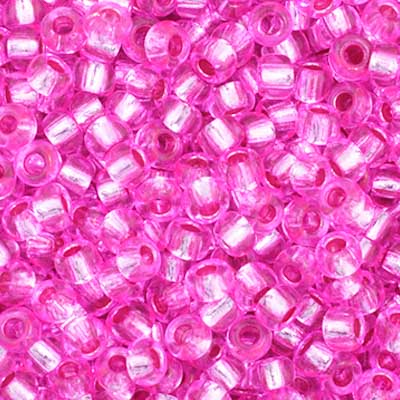 11/0 Seedbead S/L Fuchsia Dyed