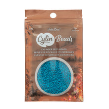 Load image into Gallery viewer, 11/0 Cylin Bead Dark Turquoise Blue
