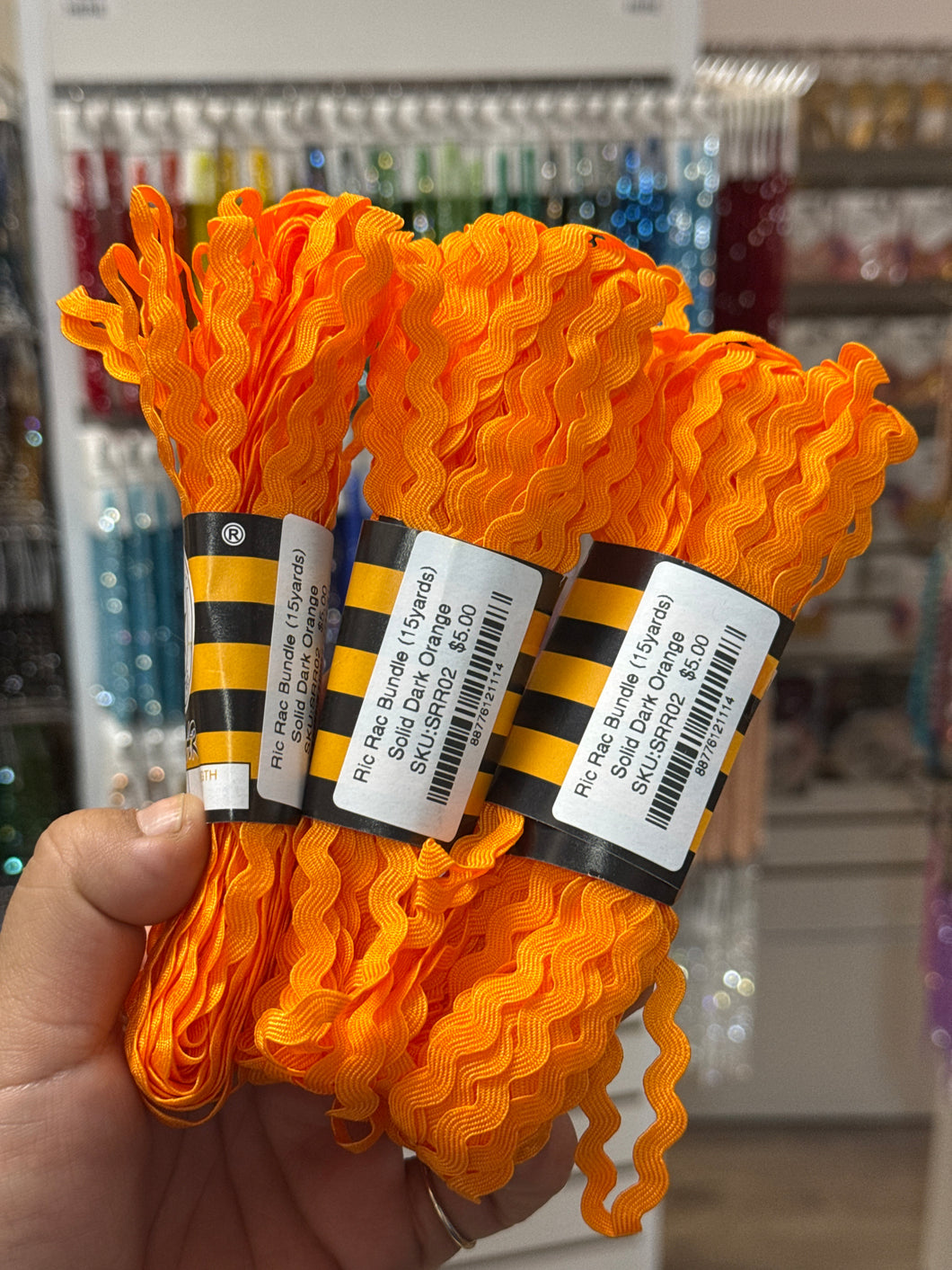 Medium Orange 15 yards Ric Rac Bundle – 4 Generations Creations