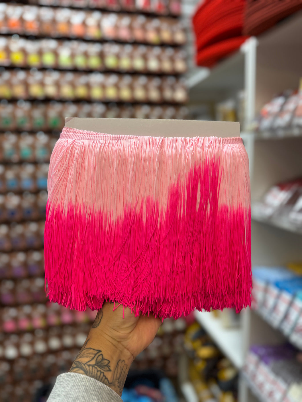(10m Package) Ombré Fringe 20cm