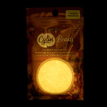 Load image into Gallery viewer, 11/0 Cylin Bead Glow In The Dark- Orange
