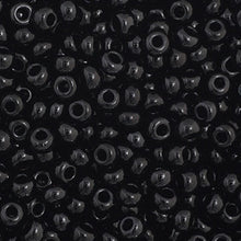 Load image into Gallery viewer, 11/0 Seedbead Opaque Black
