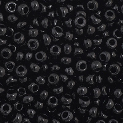 11/0 Seedbead Opaque Black