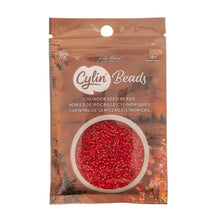 Load image into Gallery viewer, 11/0 Cylin Bead Opaque Red
