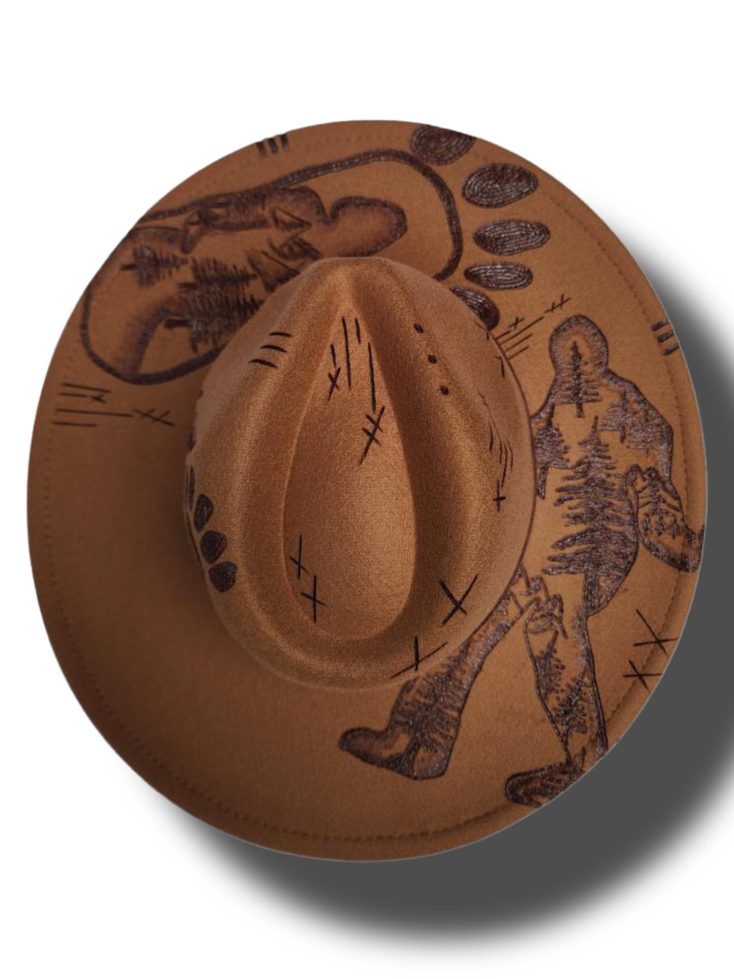 Brown Hat (Sasquatch Half Design)