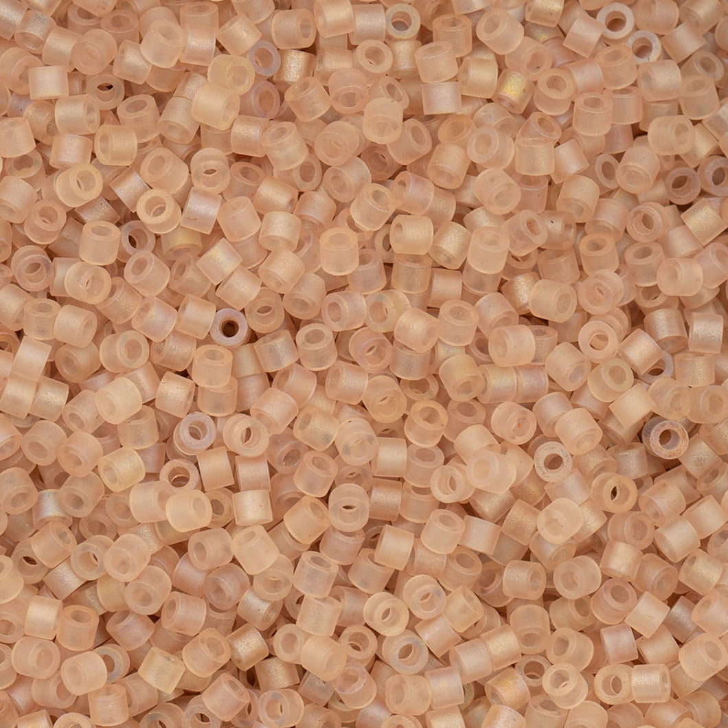 11/0 Cylin Bead Matte Macaron AB - Caramel