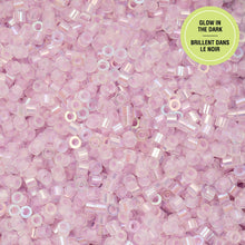 Load image into Gallery viewer, 11/0 Cylin Bead Glow in Dark AB - Violet
