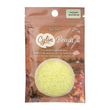 Load image into Gallery viewer, 11/0 Cylin Bead Glow In The Dark- Yellow Neon

