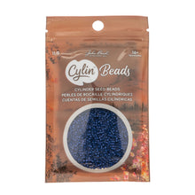 Load image into Gallery viewer, 11/0 Cylin Bead Opaque Cobalt Blue
