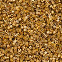 Load image into Gallery viewer, 11/0 Cylin Bead Opaque Honey Amber Glow
