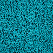 Load image into Gallery viewer, 11/0 Seedbead Permalux Dyed Chalk Teal Matt
