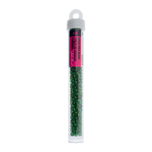 Load image into Gallery viewer, (Vial Czech Size 6/0) Transparent Medium/Dark Green
