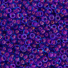 Load image into Gallery viewer, (Vial Miyuki Seed Bead 11/0) Aqua Fuchsia Lined Luster
