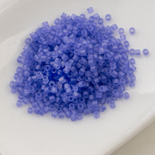 Load image into Gallery viewer, 11/0 Cylin Bead Purple Matte
