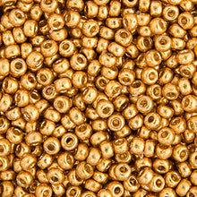 Load image into Gallery viewer, (Vial Miyuki Seed Bead 11/0) Galvaniz Duracoat Gold
