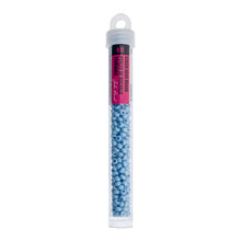 Load image into Gallery viewer, (Vial Czech Size 6/0) Blue Terra Dyed Chalk Matt Luster

