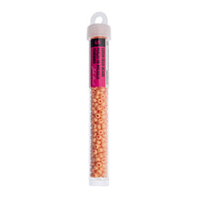 Load image into Gallery viewer, (Vial Czech Size 6/0) Orange Terra Dyed Chalk Matt Luster
