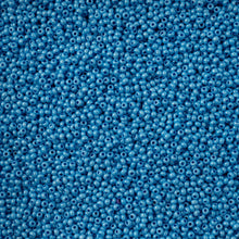 Load image into Gallery viewer, 11/0 Seedbead Chalk Sfinx Terra Dyed Bright Cornflower Blue

